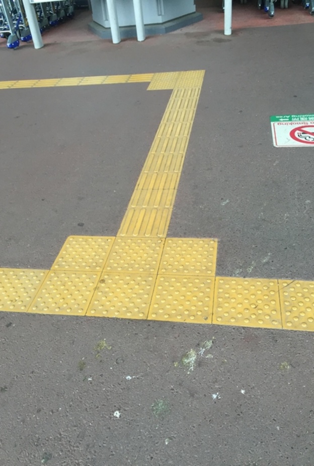 الطرق الصفراء للمكفوفين معتمده عالميا 