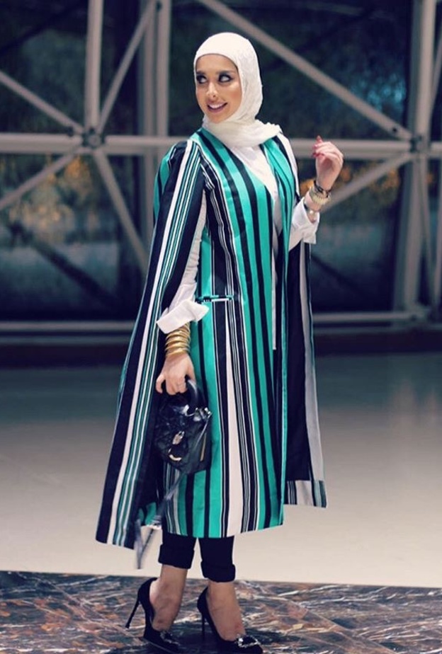 الملابس المقلمة بخطوط رفيعة ستزيدك طولا و رشاقة 