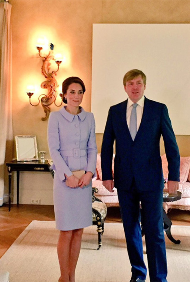 الملك فيليب ملك هولندا والدوقه كيت