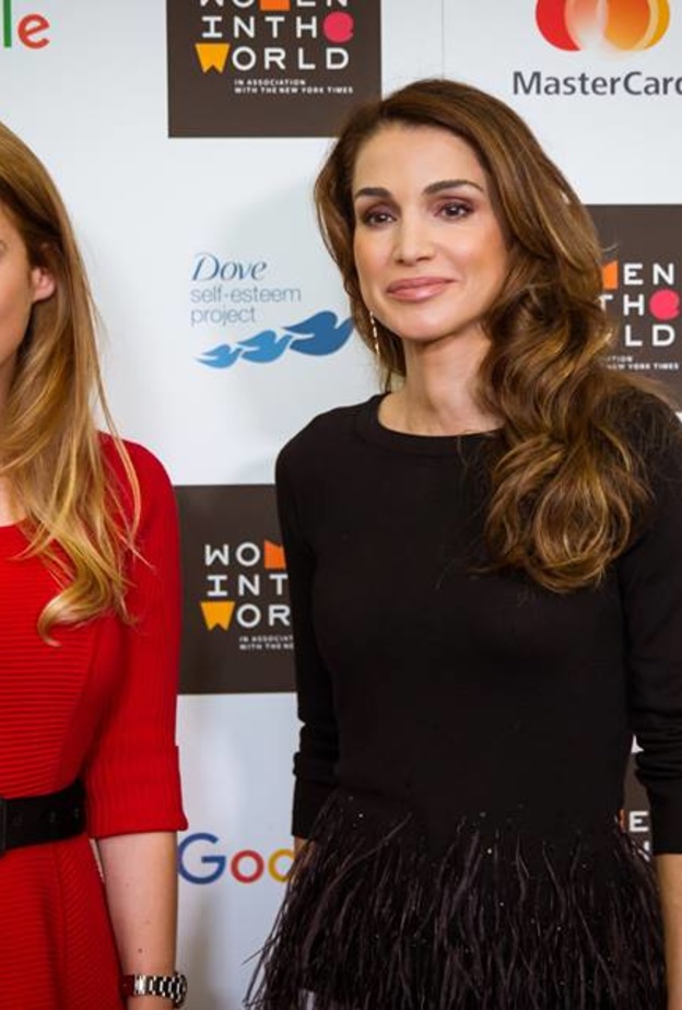 الملكة رانيا والاميرة بياتريس