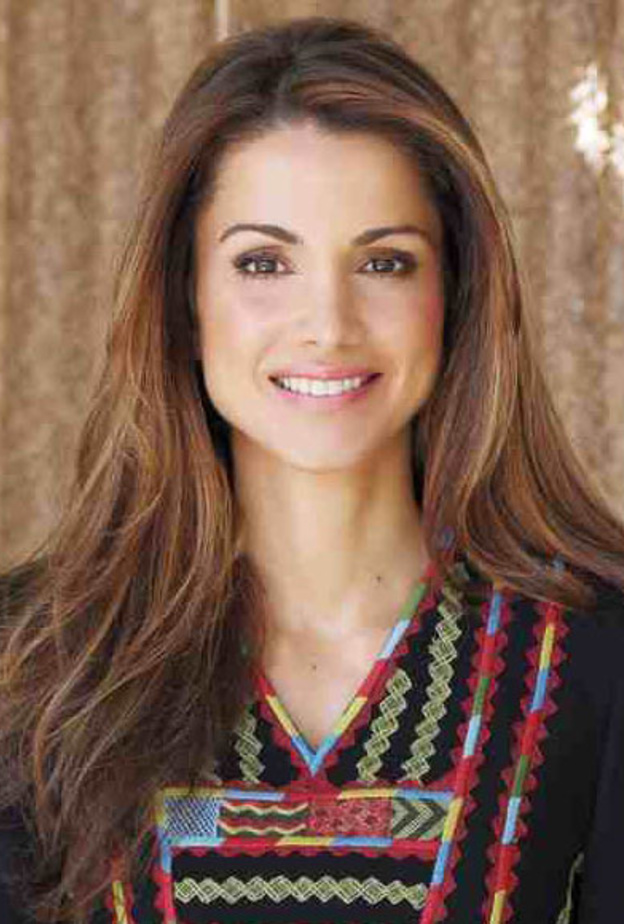 باقة ورد من الملك عبدالله لزوجته الملكة رانيا