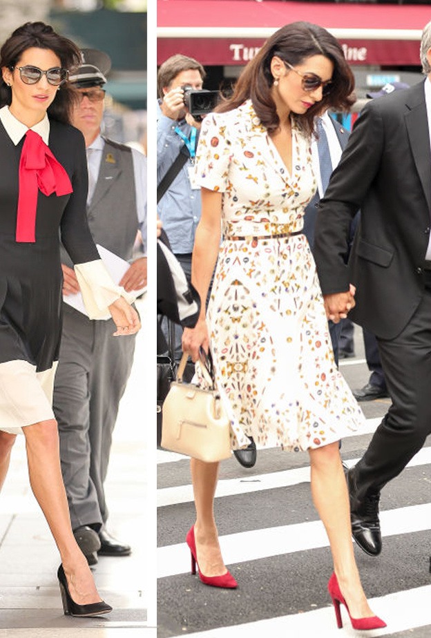 اناقة مميزة للجميلة امل كلوني