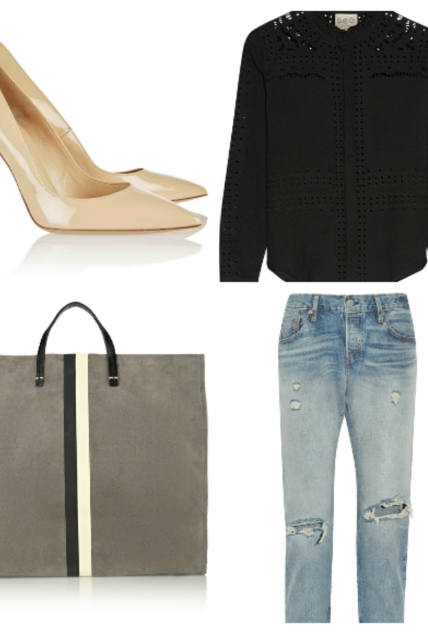 بنطال الجينز بقصة Boyfriend لإطلالة أنيقة