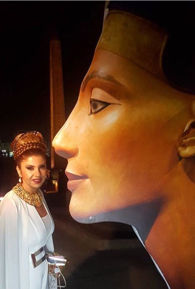 بوسي شلبي في المهرجان الذي حضرته فيفي عبده