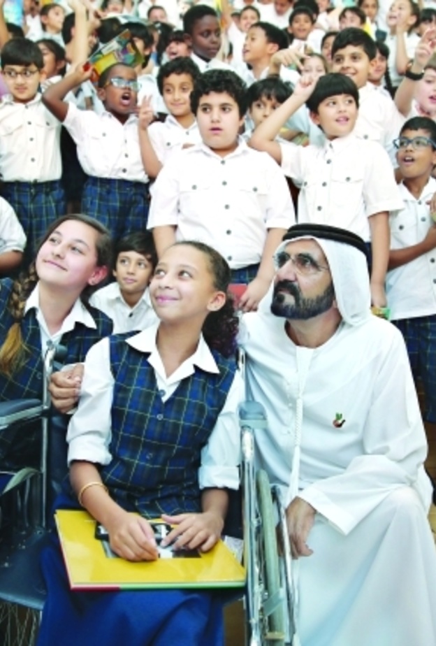 محمد بن راشد يطلق أكبر مشروع عربي لتشجيع القراءة لدى الطلاب