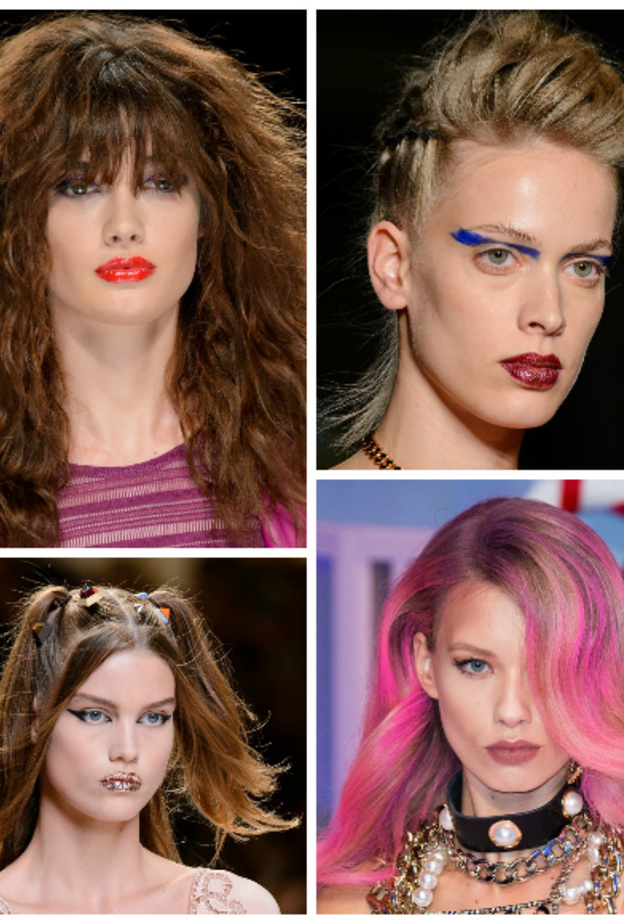 تسريحات شعر جنونية في عروض ميلان لربيع وصيف 2017