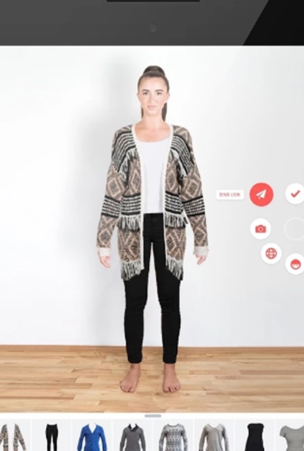 تطبيق لتجربة الملابس قبل شراؤها