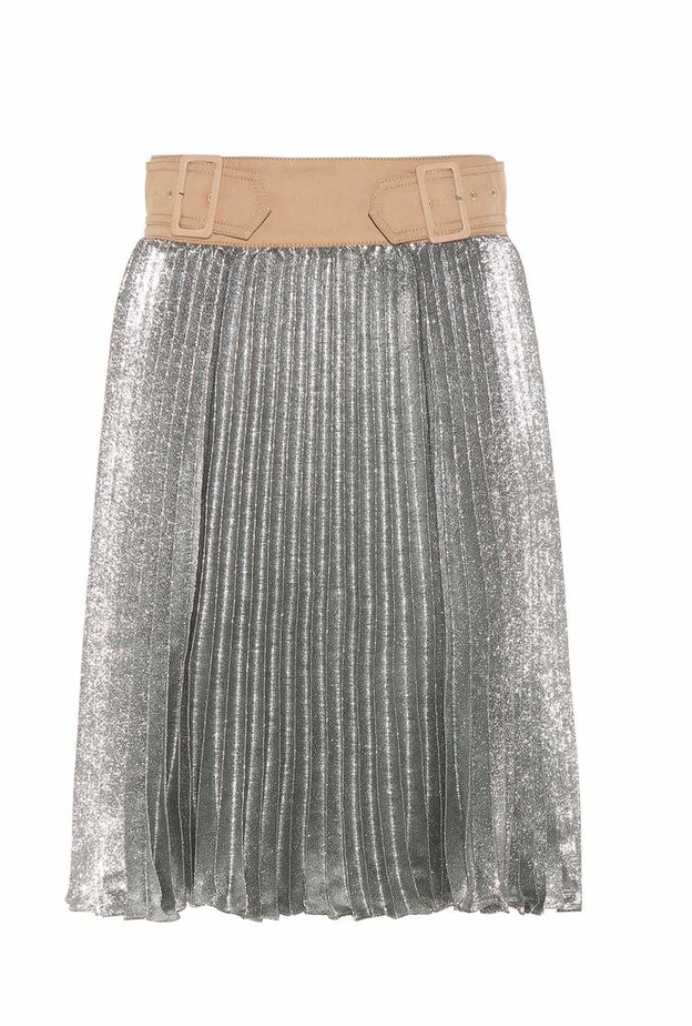 تنانير ميتاليك بأقمشة منهدلة كالكريب من مجموعة فيليب ليم PHILLIP LIM