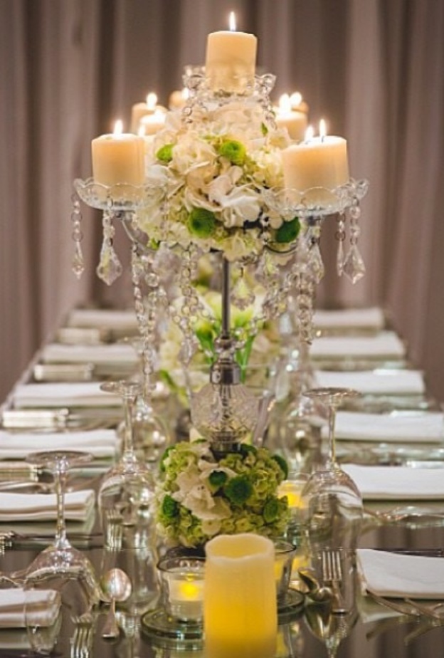 تنظيم لجانب من بوفيه حفل زفاف من غادة مغربي