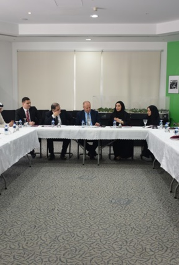 جانب من زيارة الوفد الأردني لمؤسسة دبي لرعاية النساء والأطفال