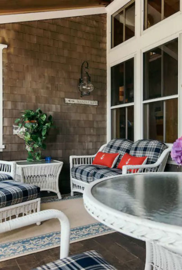 غرفة الضيوف مع اللون السماوي