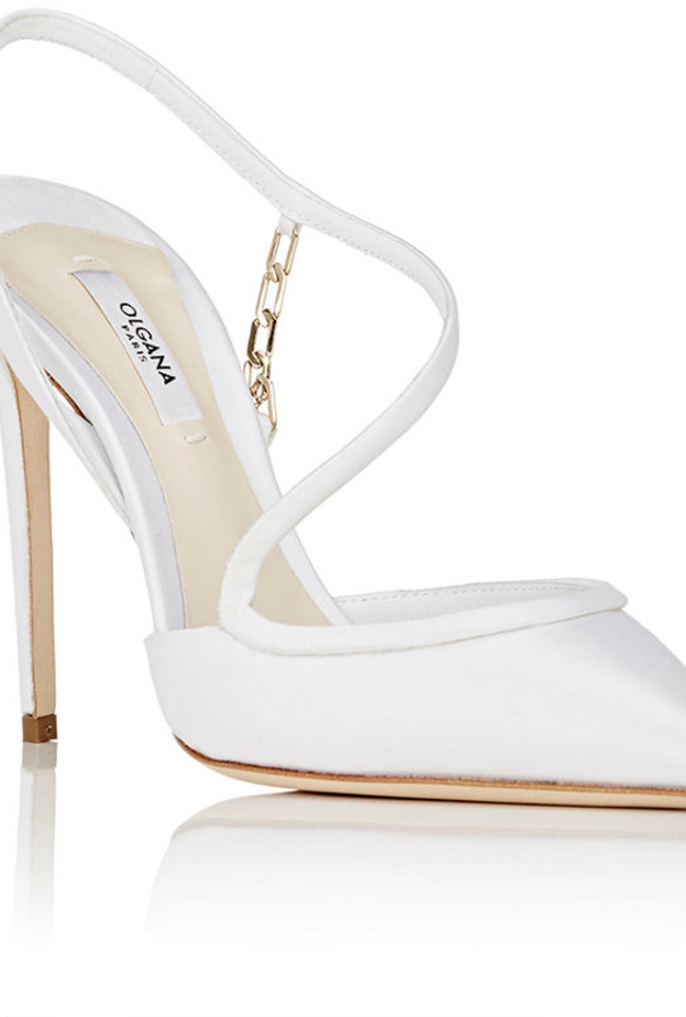 صندل فضي من GIANVITO ROSSI