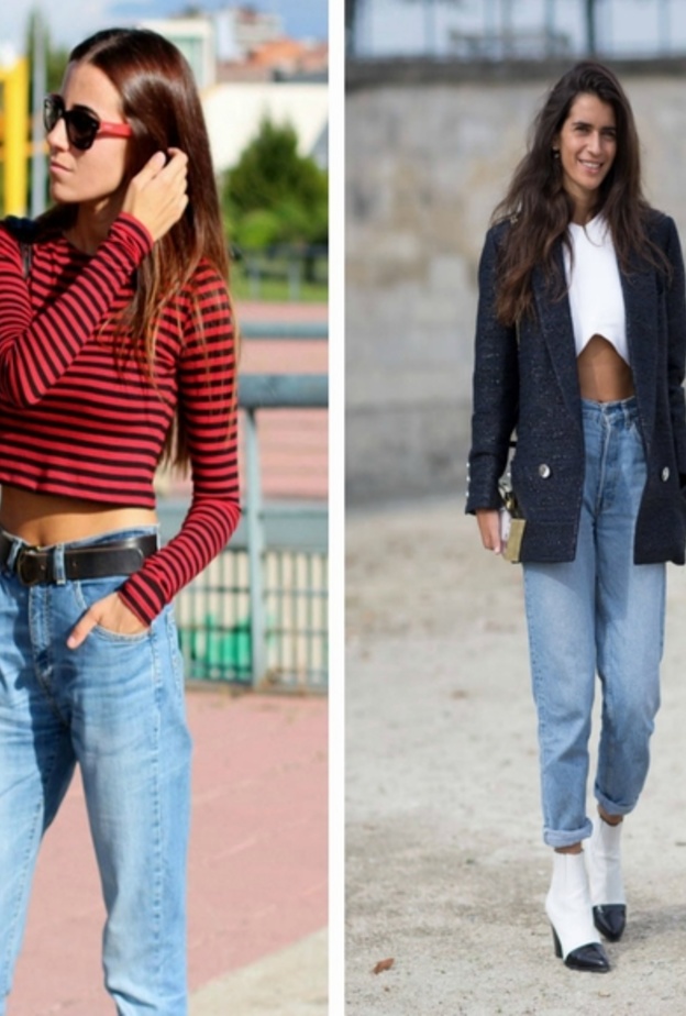 التوب القصيرة من الأكثر رواجاً استوحي من موضة الثمانينات أجمل الاطلالات بها