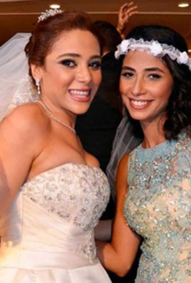 روبي في زفاف شقيقتها كوكي في اغسطس من العام قبل الماضي