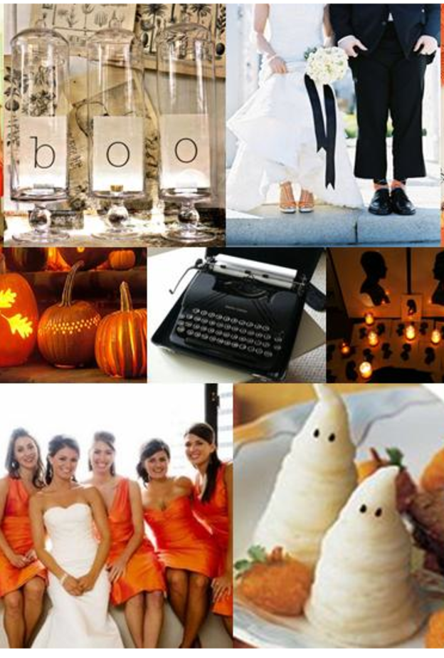  زفاف كلاسيكي بحلة الهالوين