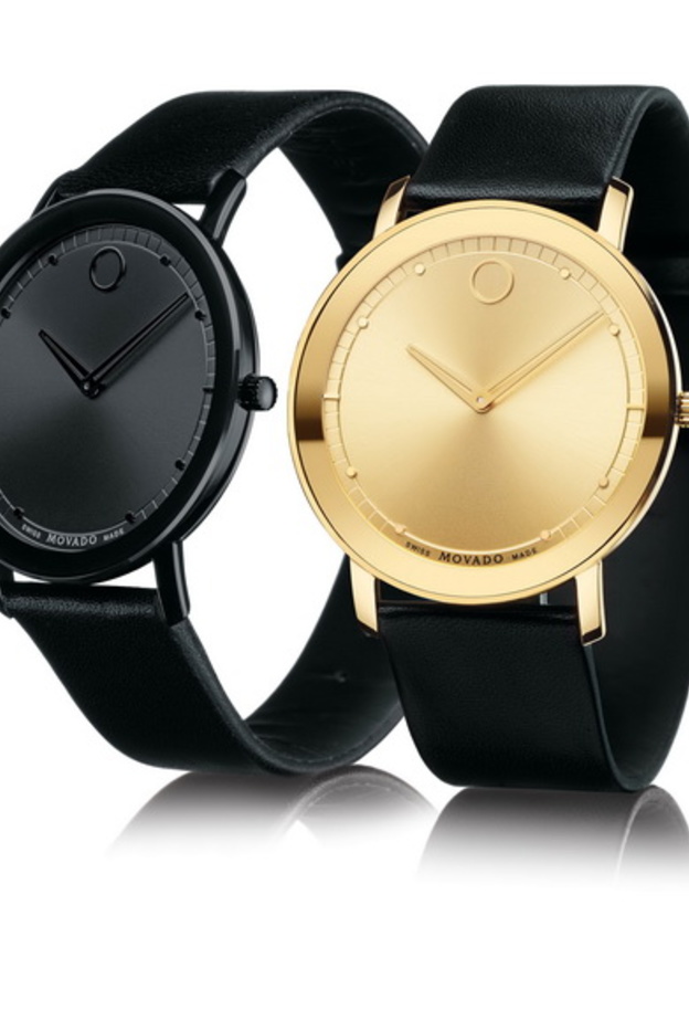 ساعات جلد من Movado Sapphire