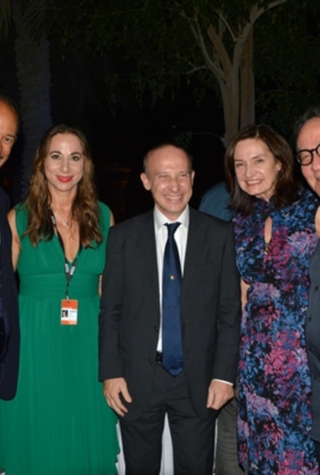 سفير إيطاليا وسفير أمريكا ود.أليساندرا