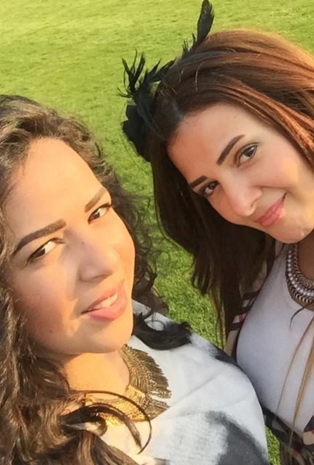 سيلفى ايمى ودنيا سمير غانم