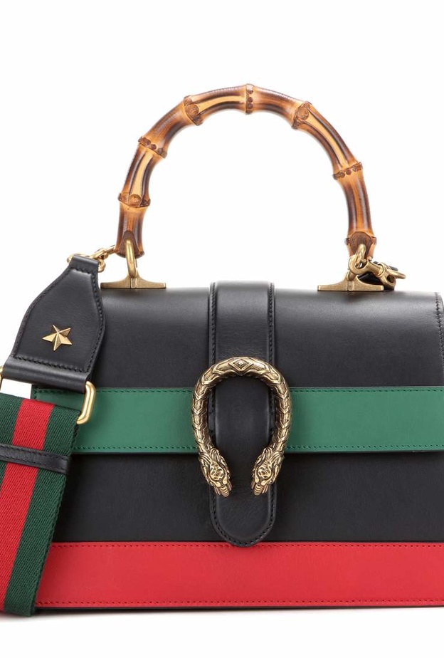 شنطة ملونة مع خطوط عريضة من قوتشي Gucci