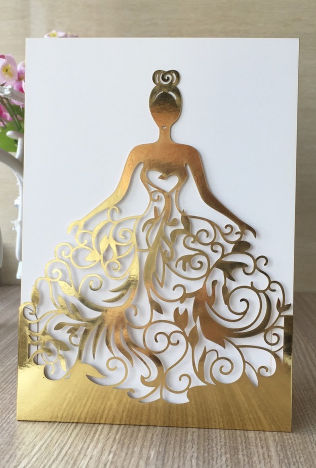 صور دعوات افراح من انستقرام من اللون الذهبي