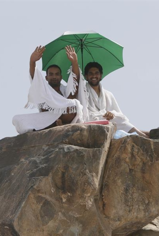  صورة لحجاج في عرفة