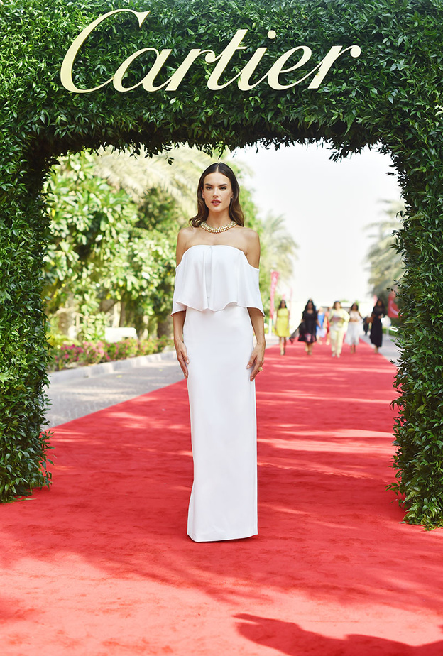 ضيفة كارتييه Cartier الشهيرة أليساندرا أمبروسيو