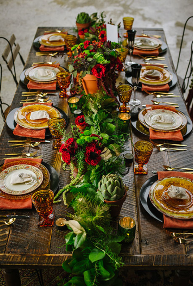 طاولة زفافك تنبض بروح الخريف..