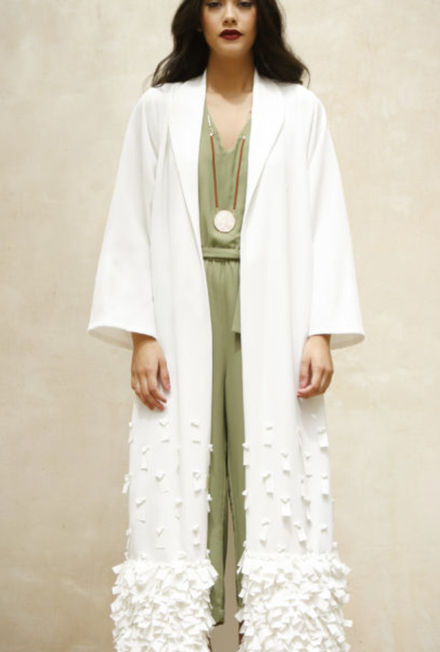 فستان قطني ابيض من ZIMMERMANN