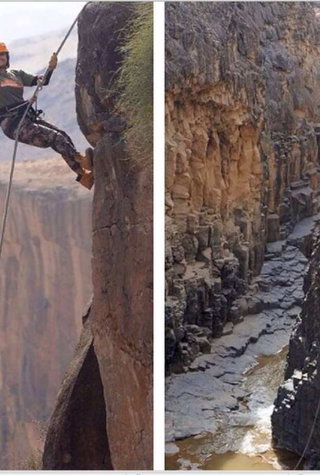 علا فارس تغامر بين الجبال
