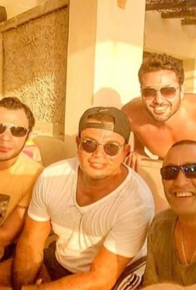 عمرو دياب مع أحمد عز