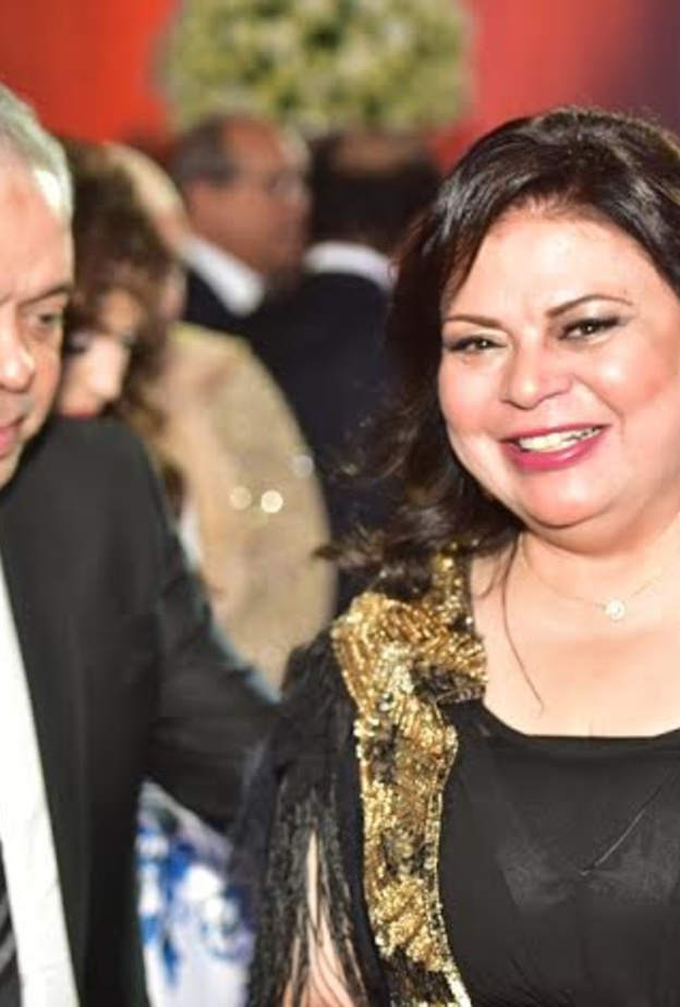 ماجدة زكي تظهر مع طليقها؟