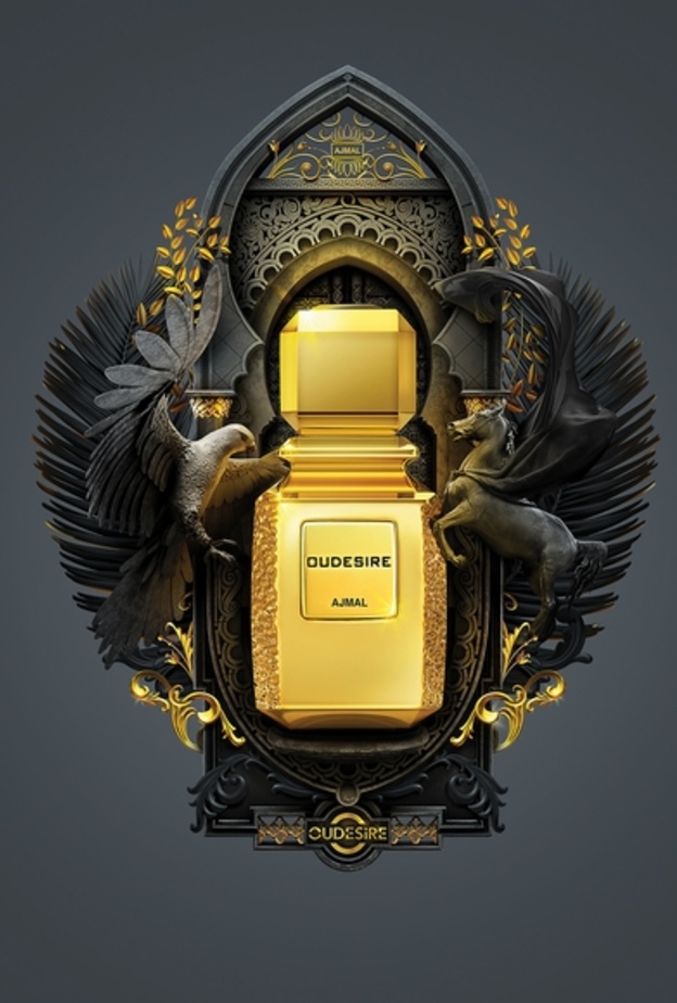 قارورة عوديزاير الذهبية الزجاجية  تضفي لمسة من الأناقة