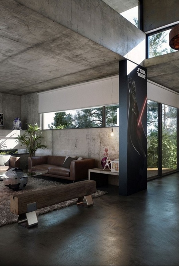 جرأة و ابداع في إظهار أنابيب التدفئة و التكييف 