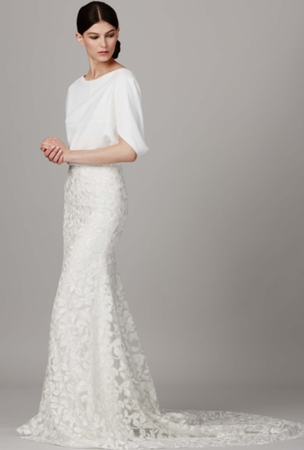 فستان زفاف محتشم من ليلا روز