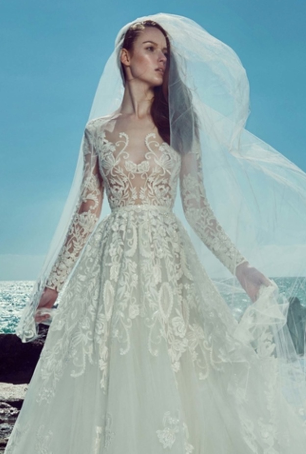 فستان زفاف من ايلي صعب