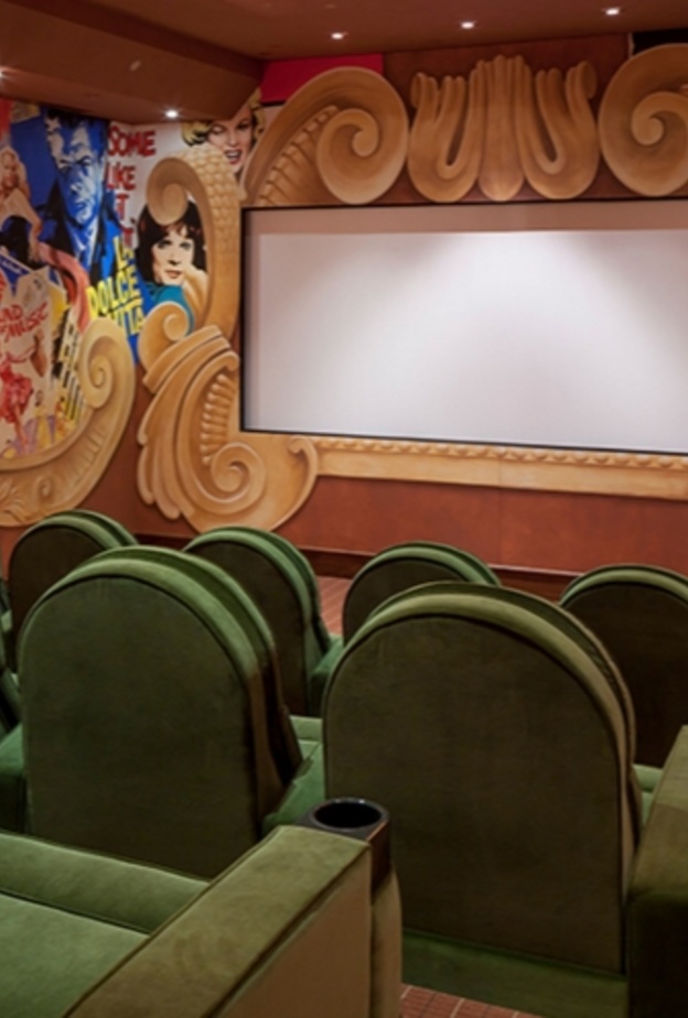 قاعة السينما في المنزل