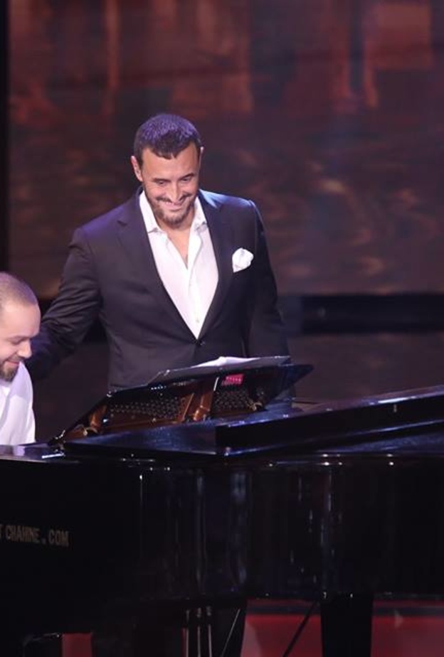 كاظم الساهر وميشال فاضل