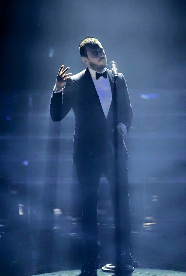 كاظم الساهر المشجع الكروي الحزين!