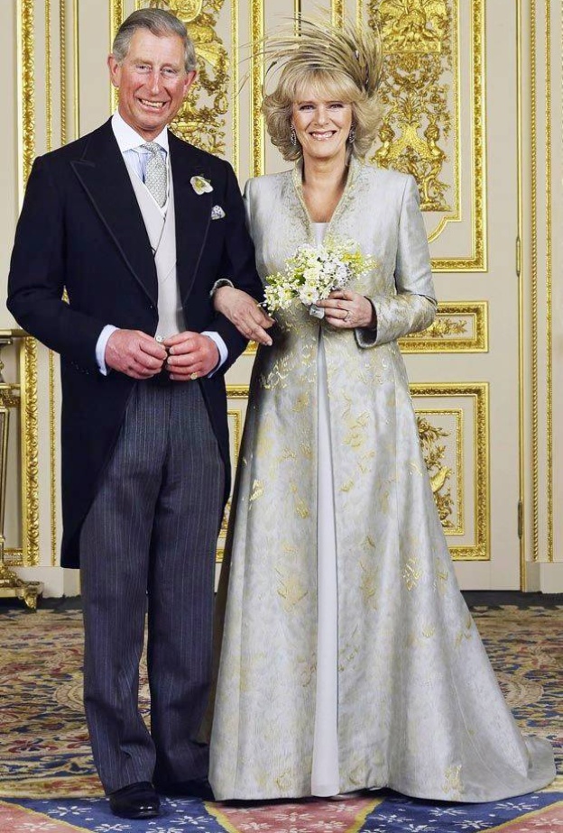 كاميلا والأمير تشارلز فى حفل زواجهما