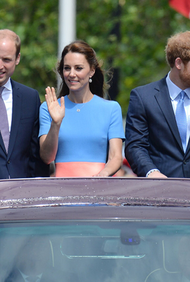 كيت تتوسط وليام وهاري