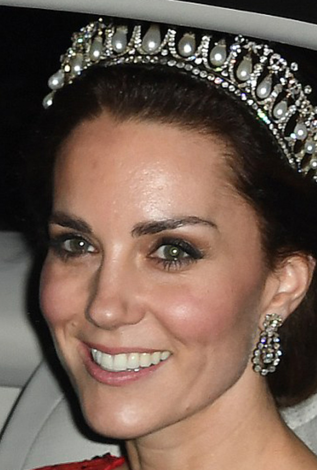 كيت ميدلتون ترتدي التاج المفضل للأميرة ديانا