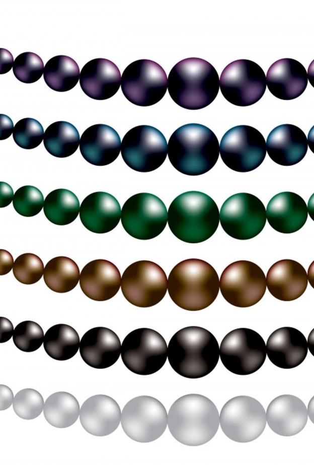 لآلئ البحار الجنوبية بلون غامق