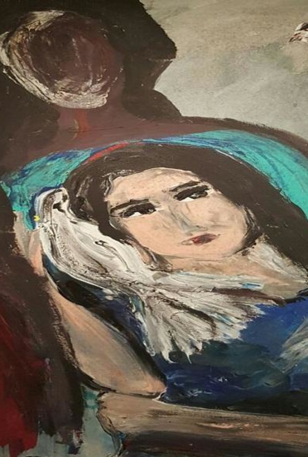 لوحات معرض ألم و أمل تجسد معاناة القحطاني 