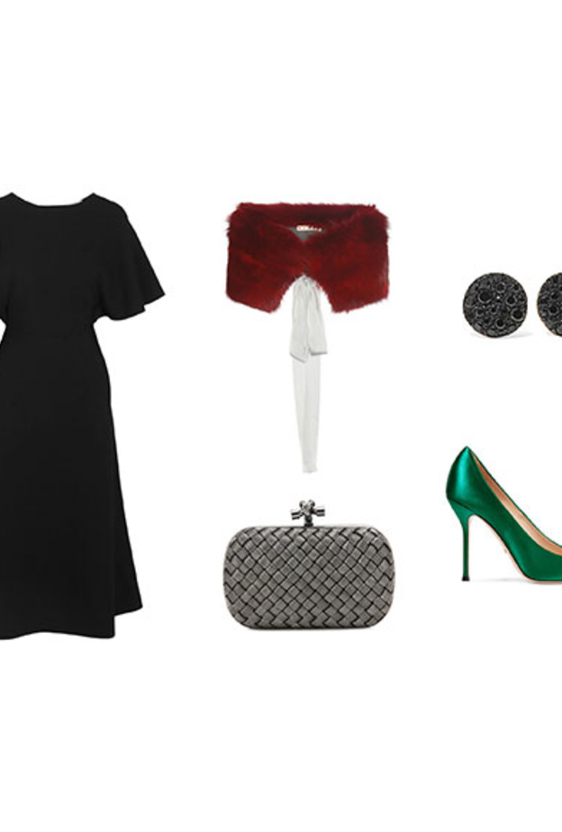 لوك أنيق بالفستان الأسود بمناسبة اليوم الوطني الاماراتي