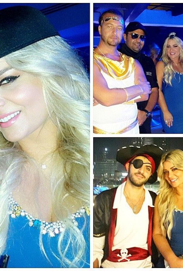  مادلين مطر ترتدي قبعة القرصان