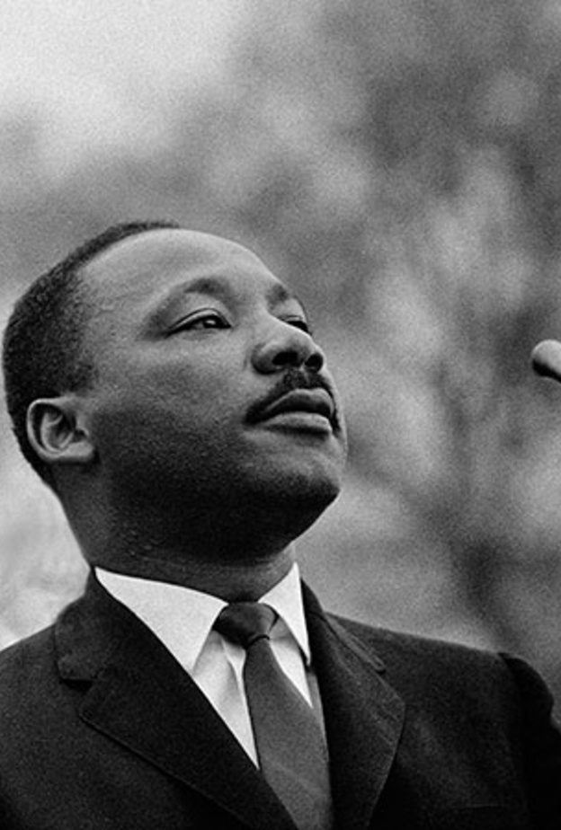 مارتن لوثر كينغ في احد خطاباته