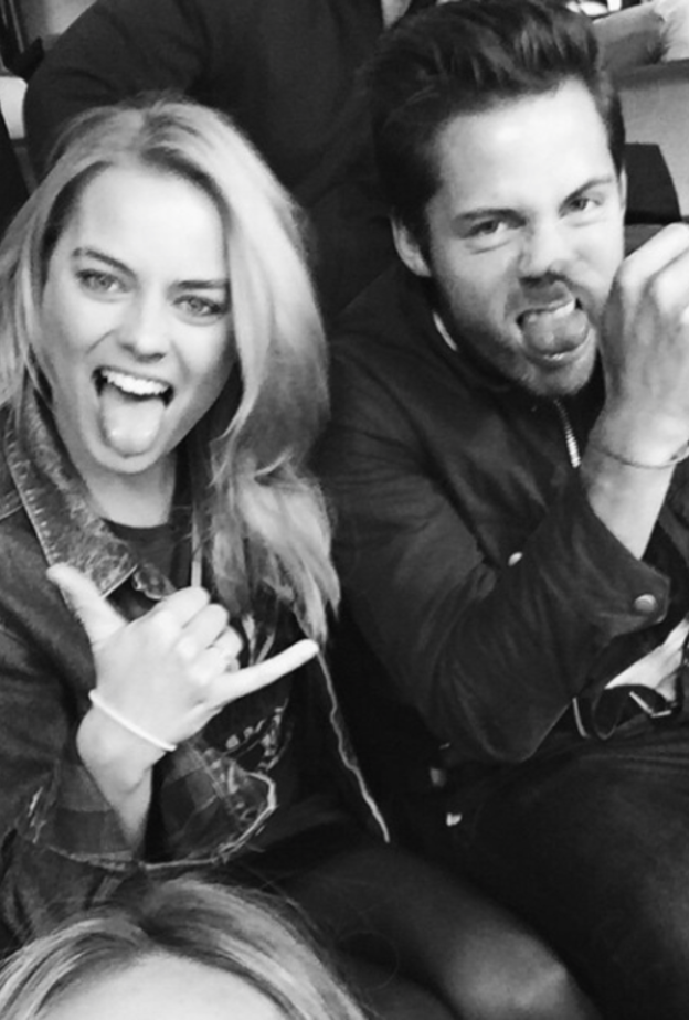 مارغو روبي مع زوجها