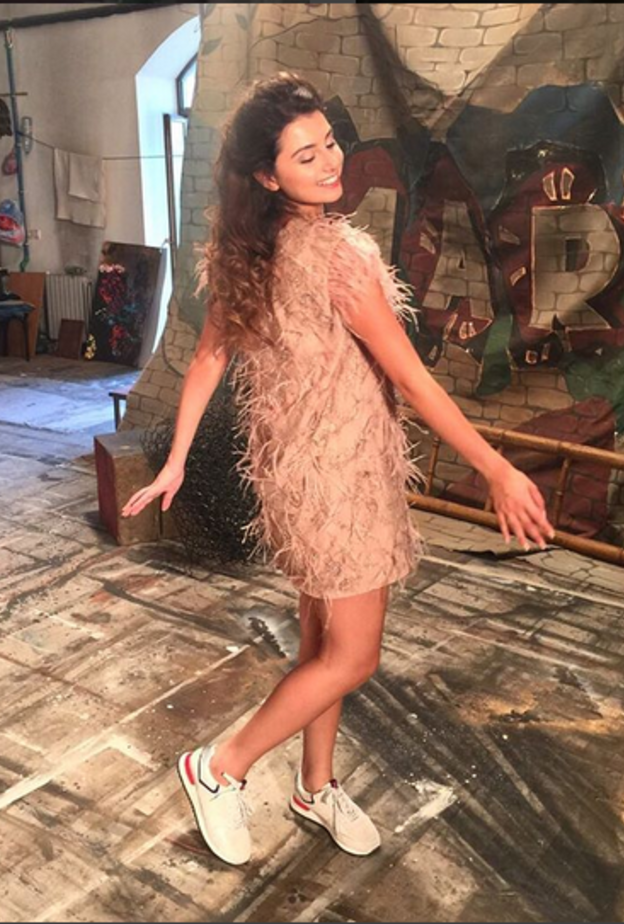 ماريتا الحلاني خلال تواجدها في جورجيا