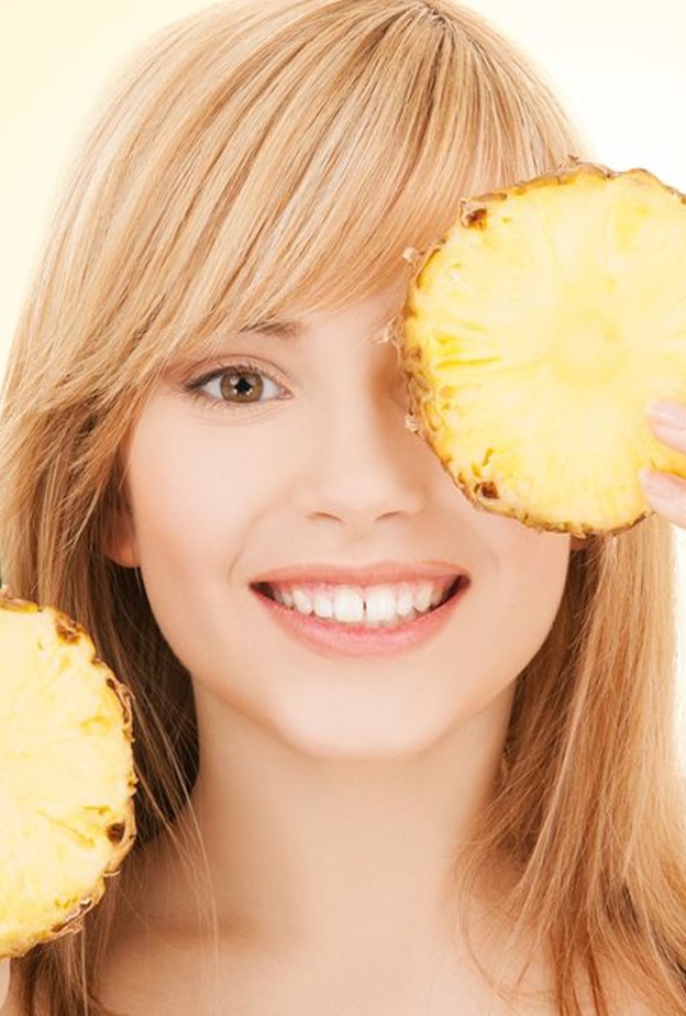 ماسك الاناناس لبشرة نقية خالية من الشوائب