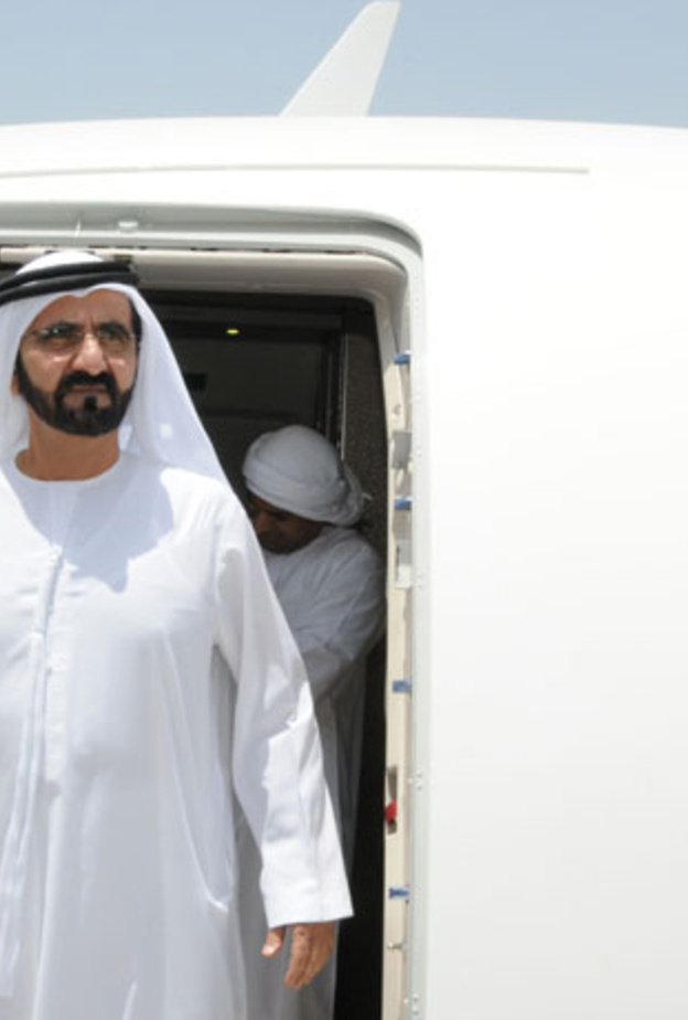 الشيخ محمد بن راشد آل مكتوم "شخصية الطيران" لعام 2015